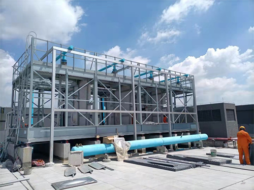 玻璃鋼冷卻塔與節(jié)能,玻璃鋼冷卻塔結(jié)構(gòu)圖